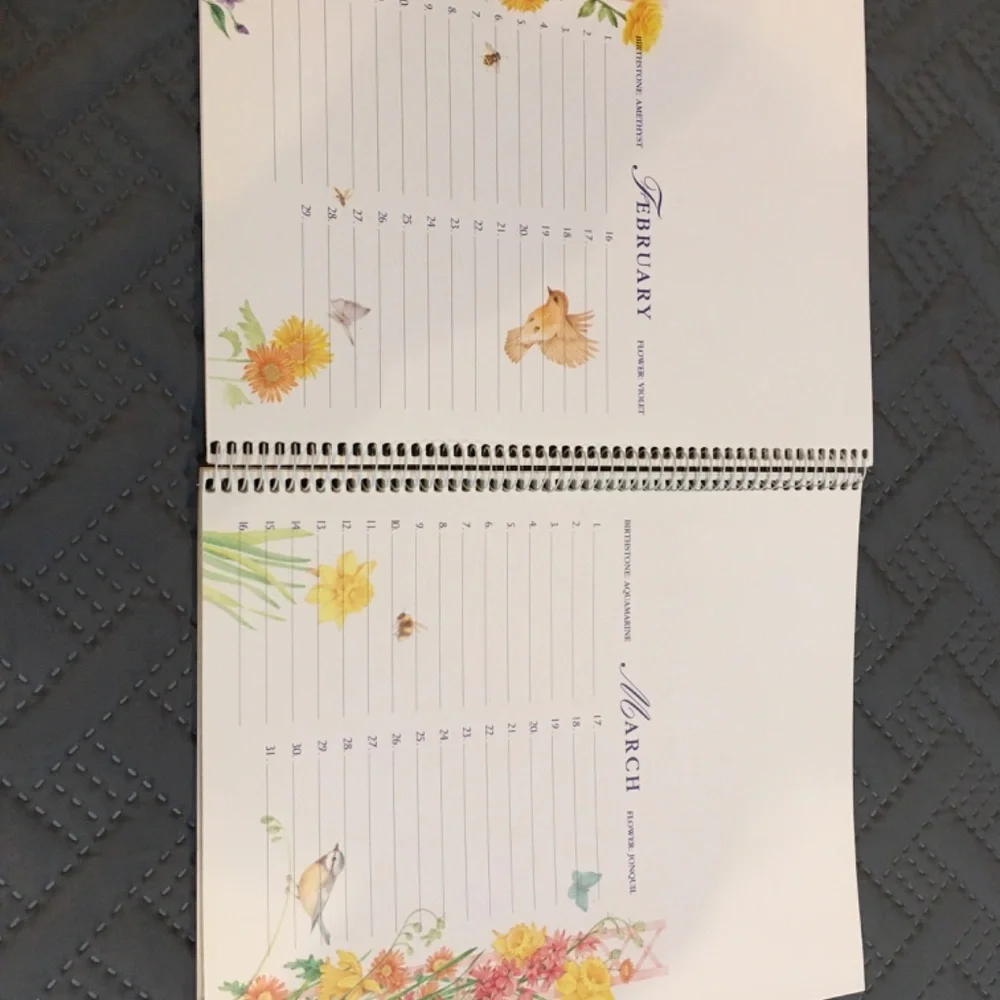 Card holder. Birthday & Anniversary organizer